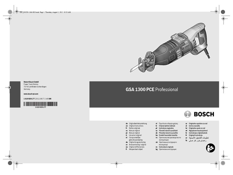 Bosch GSA 1300 PCE Professional User manual