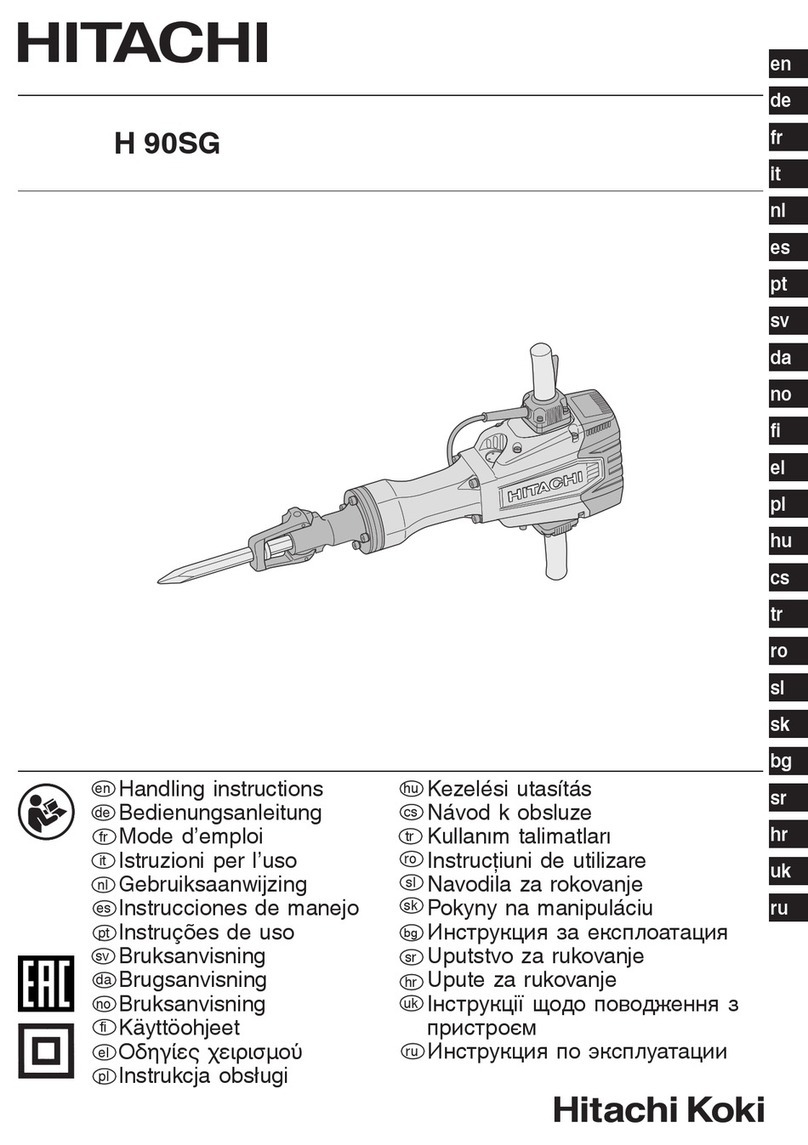 Hitachi H 90SG User manual