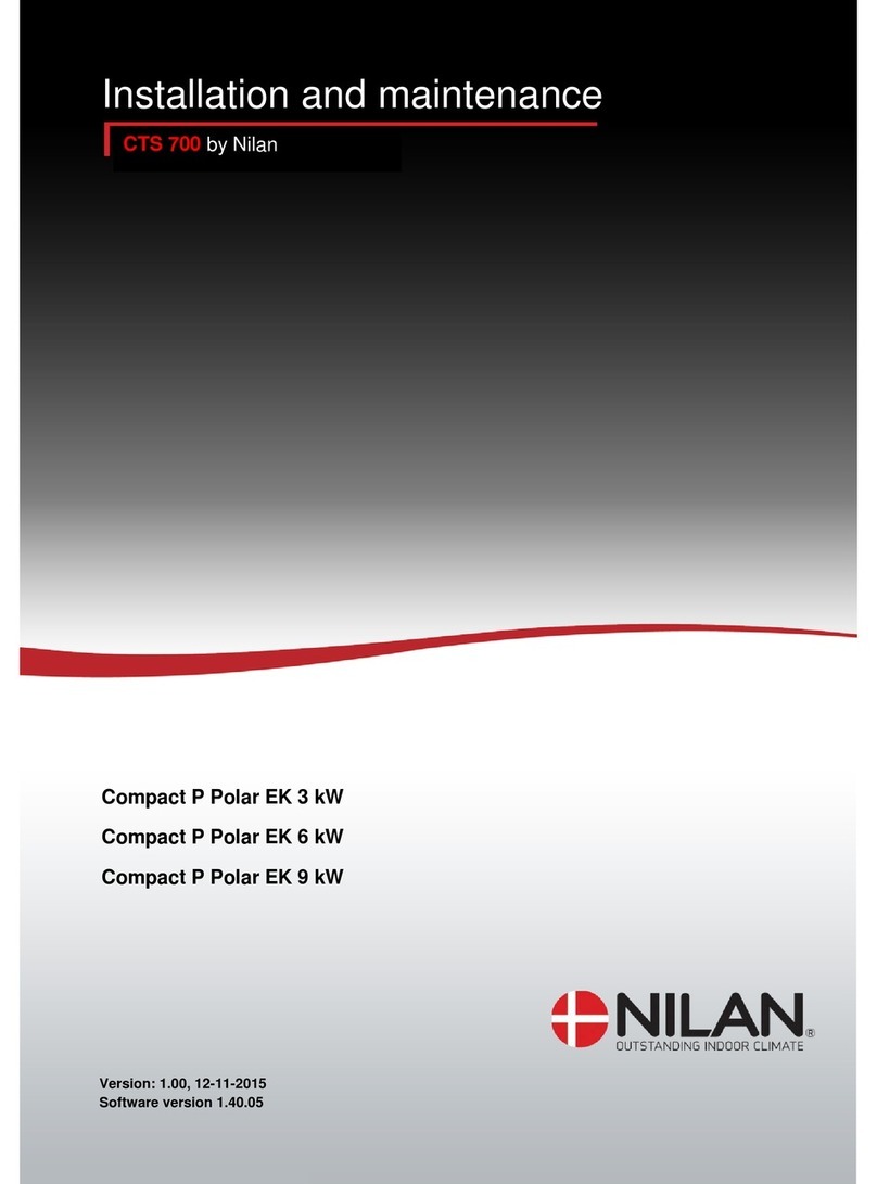 nilan Compact P Polar EK 6 kW CTS 700 Instruction Manual