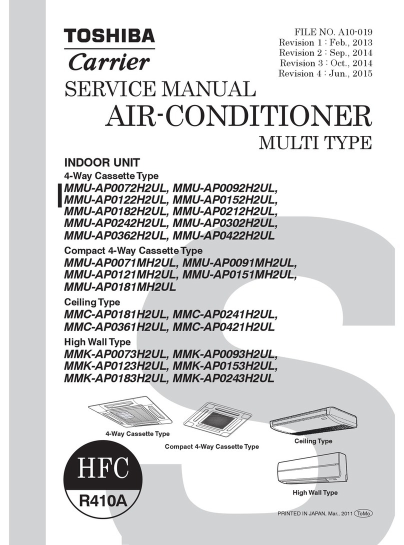 Toshiba MMU-AP0072H2UL User manual