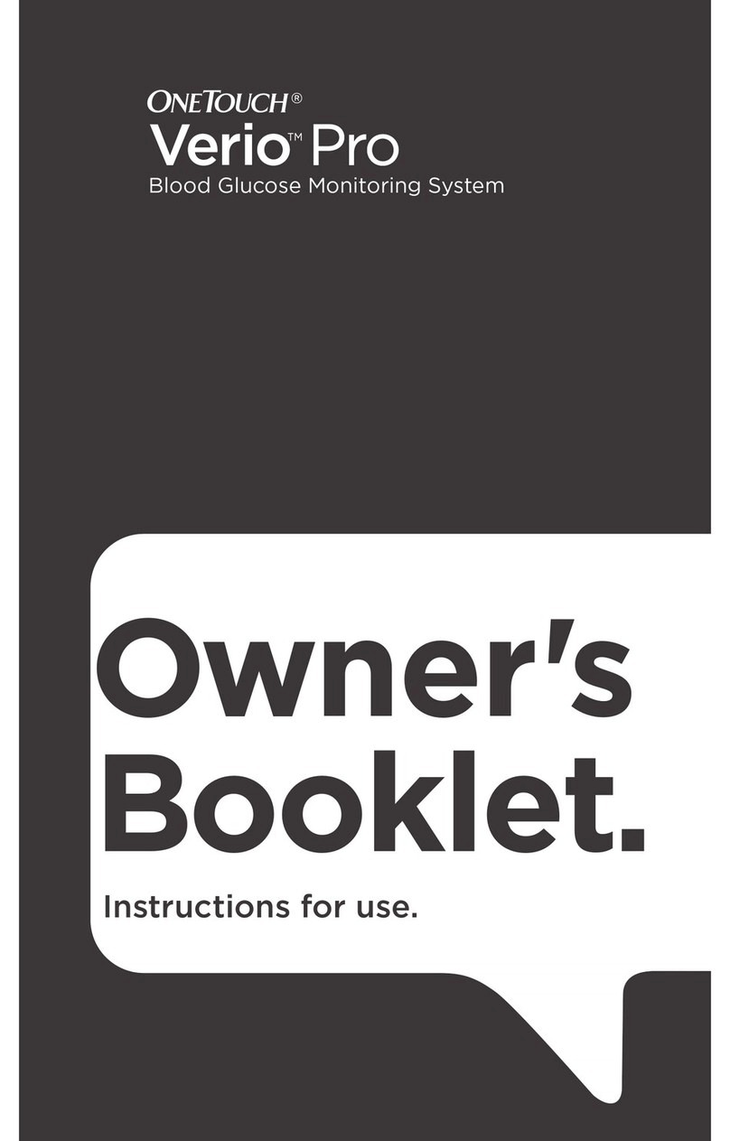 OneTouch Verio Pro owner's booklet