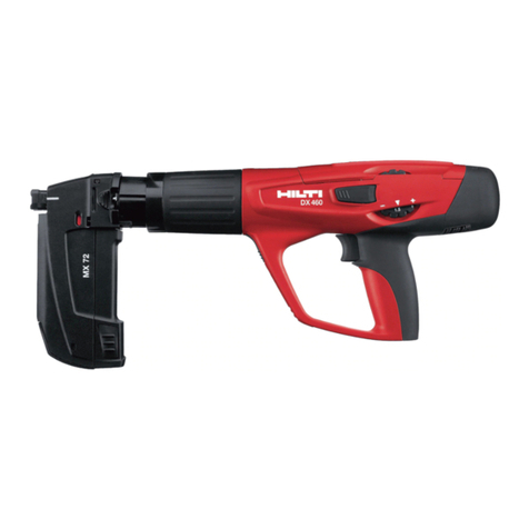 Hilti DX460 User manual