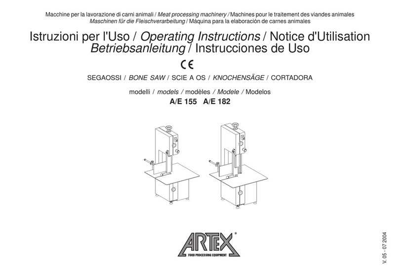 ARTEX A/E 155 User manual