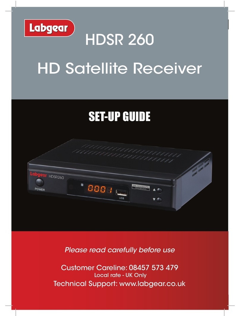 Labgear HDSR 260 User manual