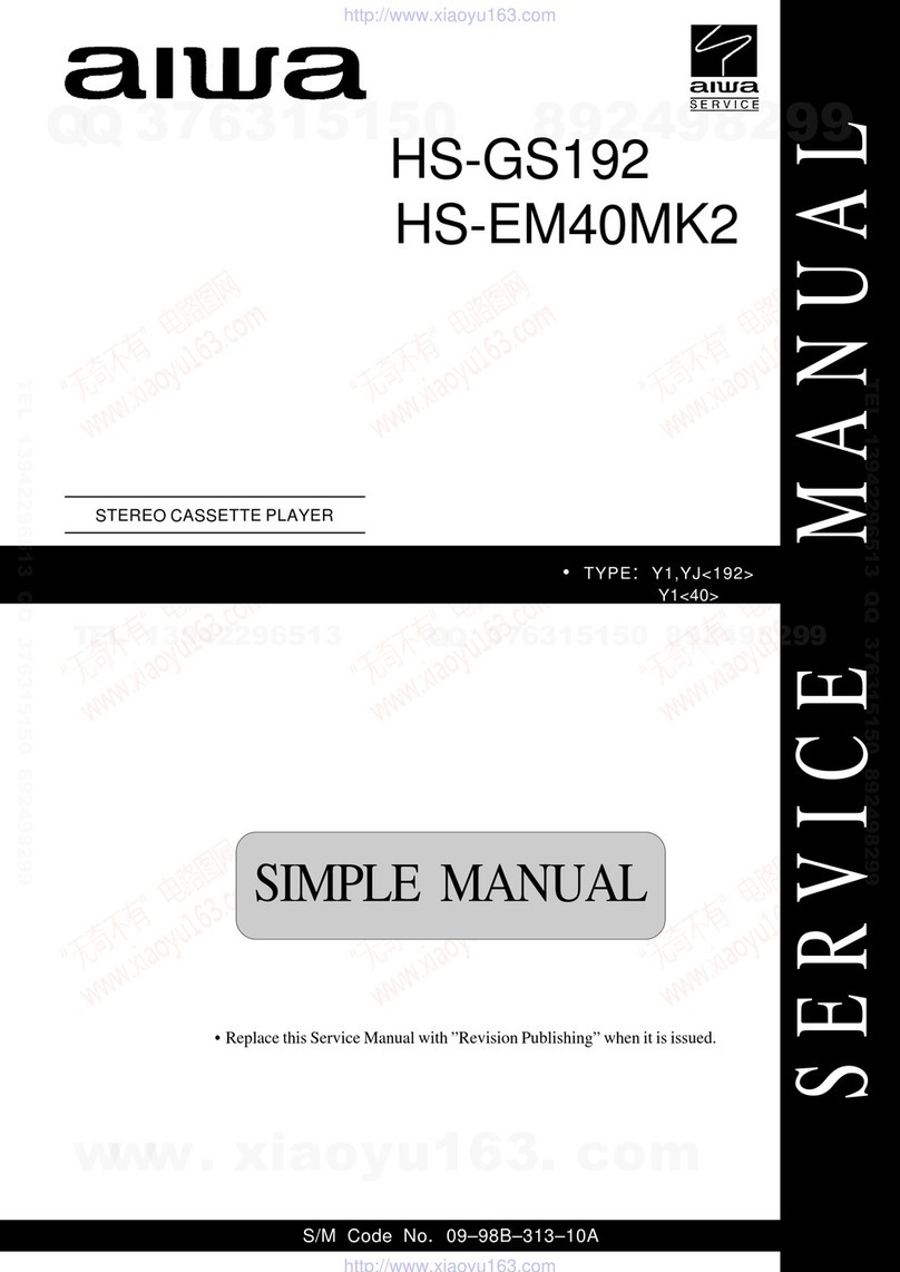 Aiwa HS-GS192 Servise manual