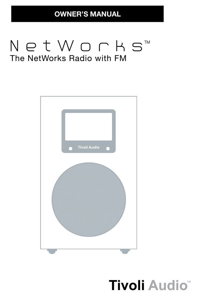 Tivoli Audio NetWorks Speaker User manual