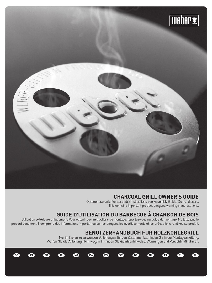 Weber Compact Kettle 1221004 User manual