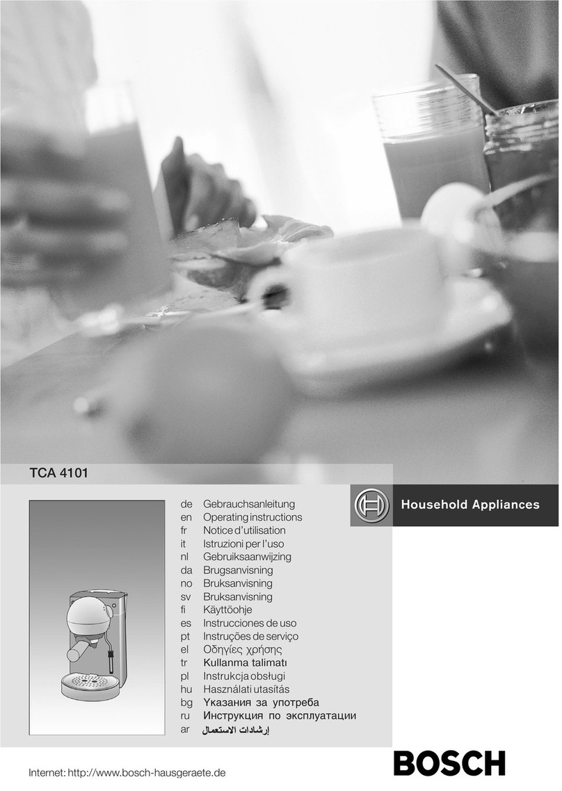 Bosch TCA 4101 User manual Bosch TCA 4101 User manual