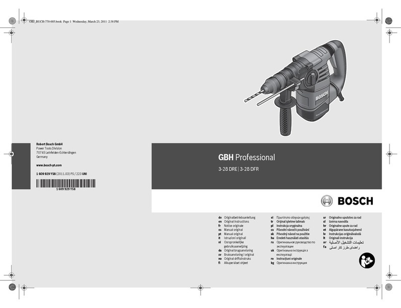 Bosch GBH Professional 3-28 DRE User manual