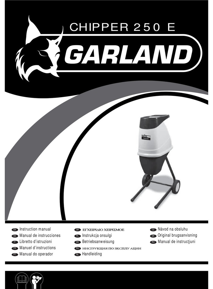 Garland 250 E instruction manual