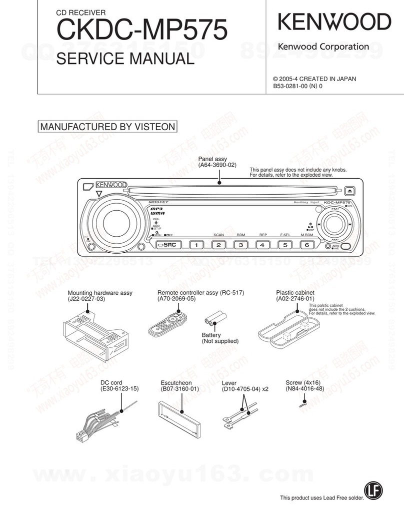 Kenwood CKDC-MP575 Servise manual