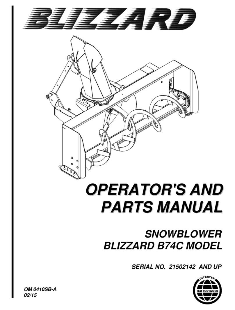 Blizzard B74C Product manual