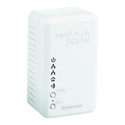 SAGEMCOM F@st Plug 502W User manual
