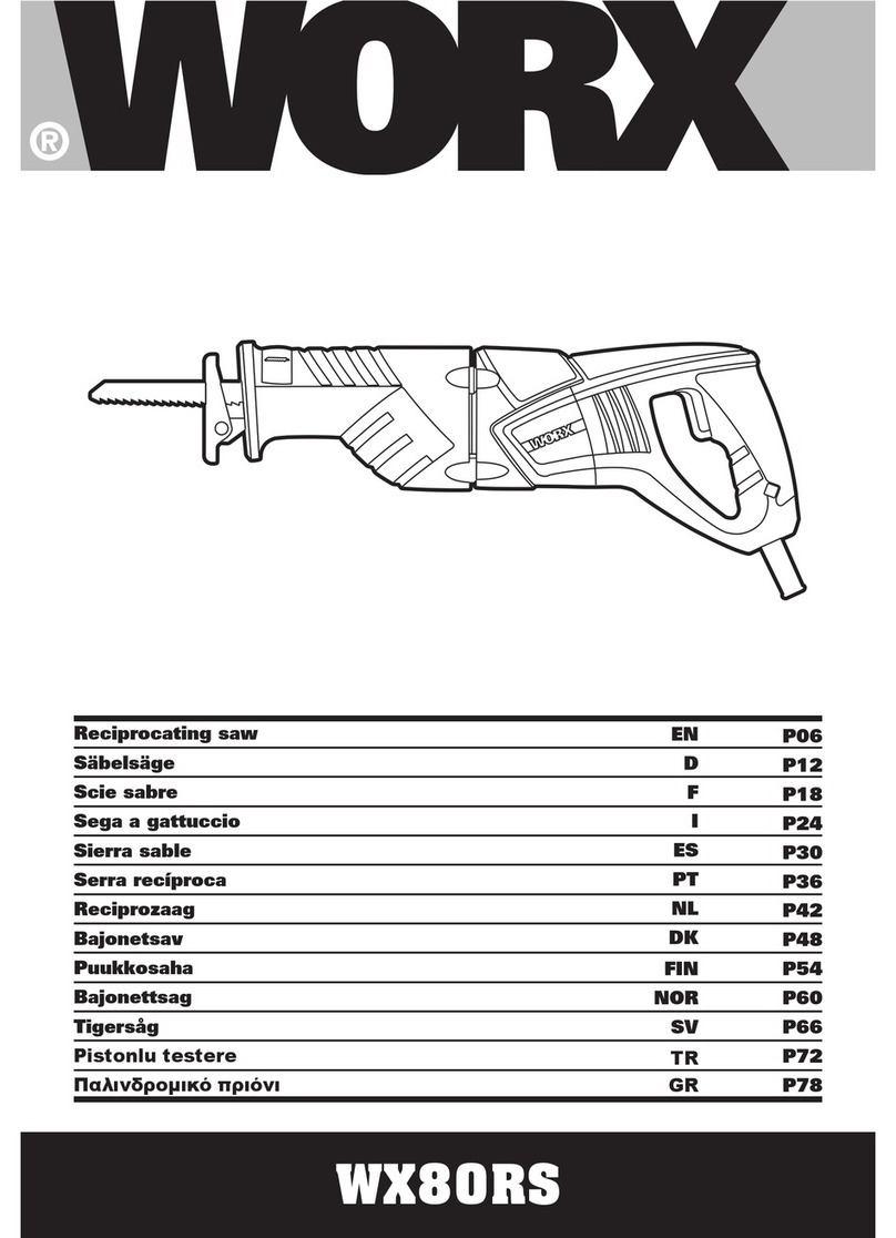 Worx WX80RS User manual