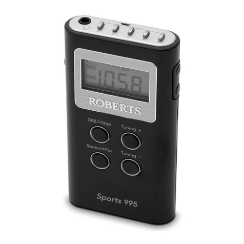 Roberts Sports 995 User manual
