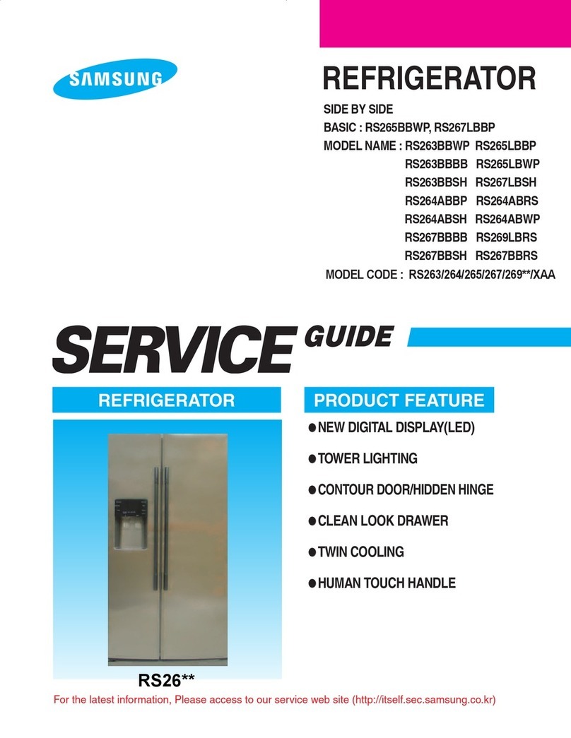 Samsung RS265BBWP Service guide
