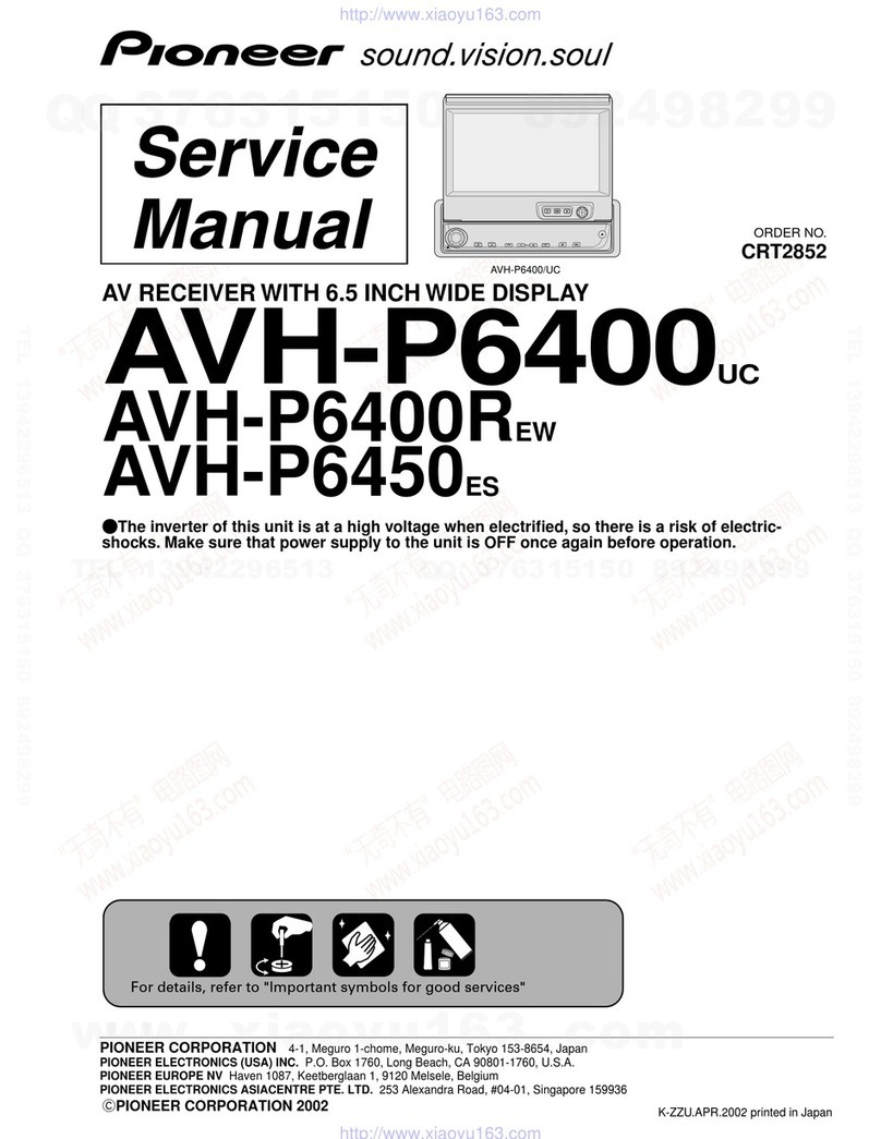 Pioneer AVH-P6450 User manual