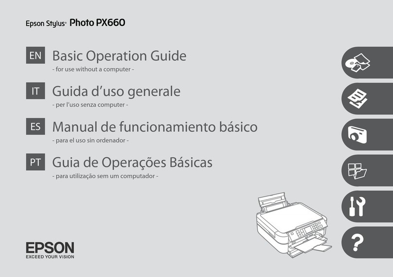 Epson Stylus Photo PX660 Assembly instructions