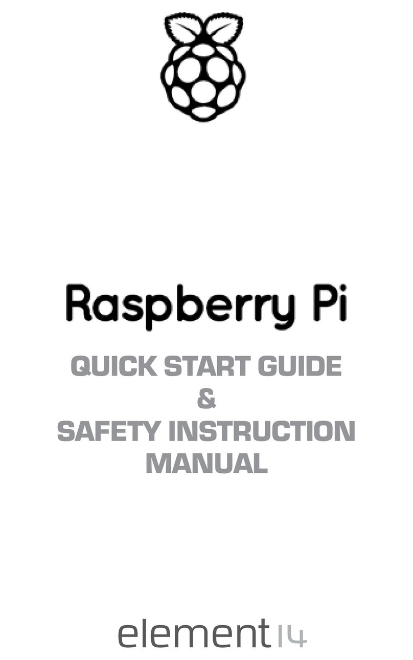 Element14 Raspberry Pi User manual