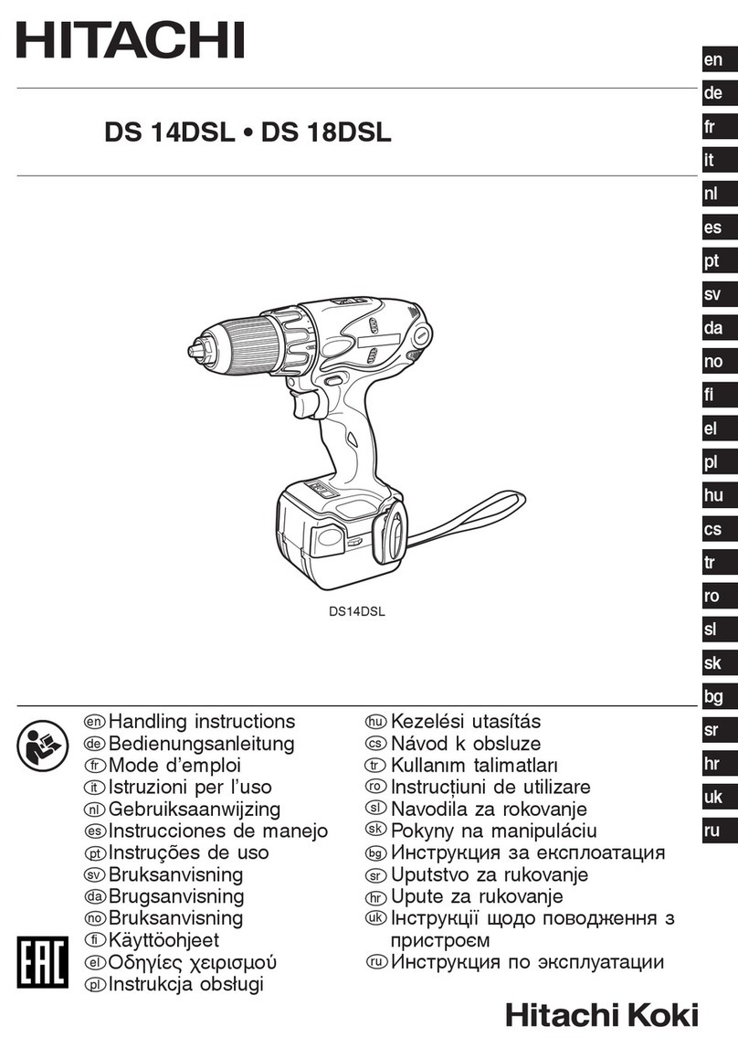 Hitachi DS 14DSL User manual