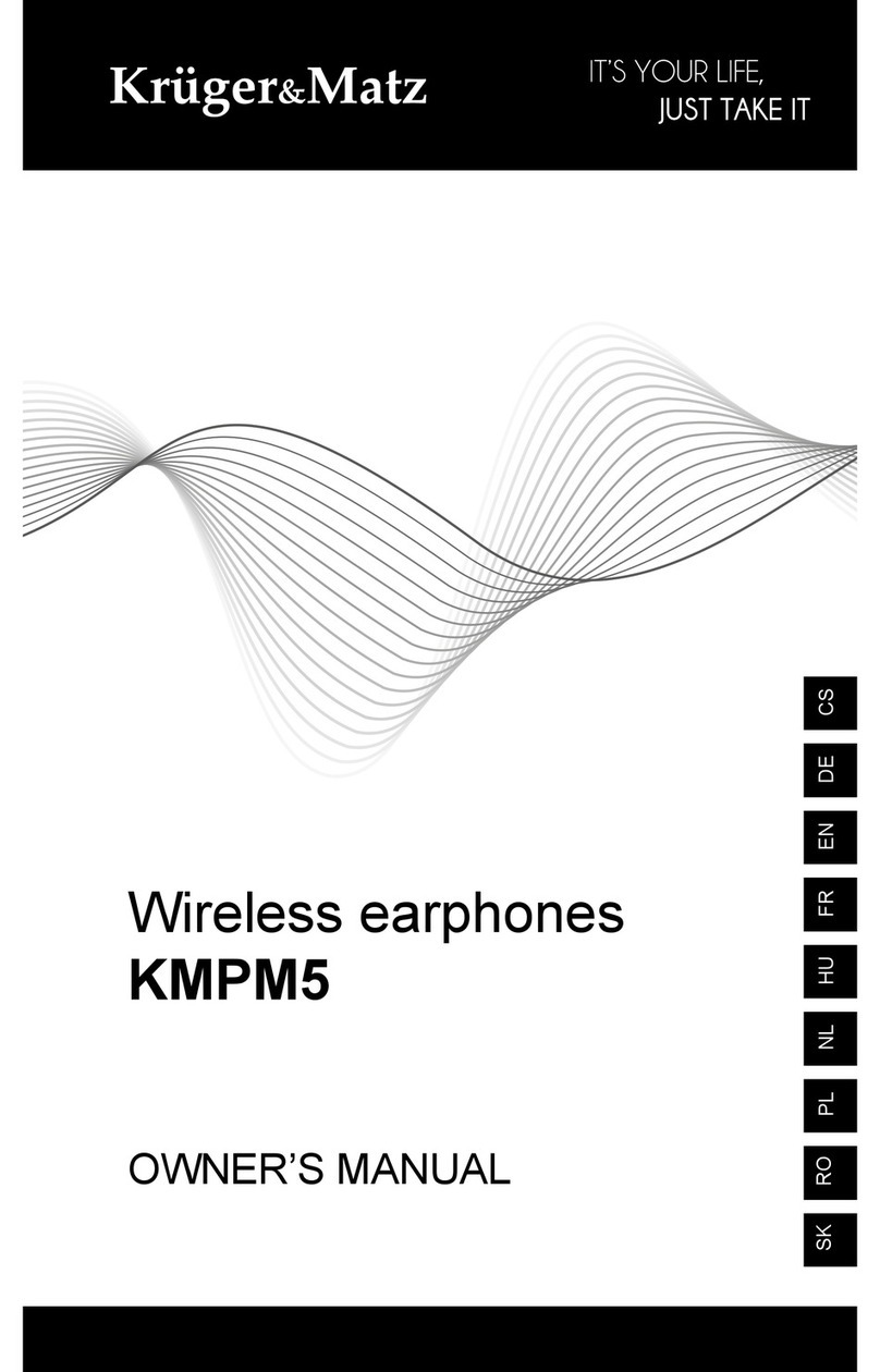 Kruger&Matz KMPM5 owner's manual