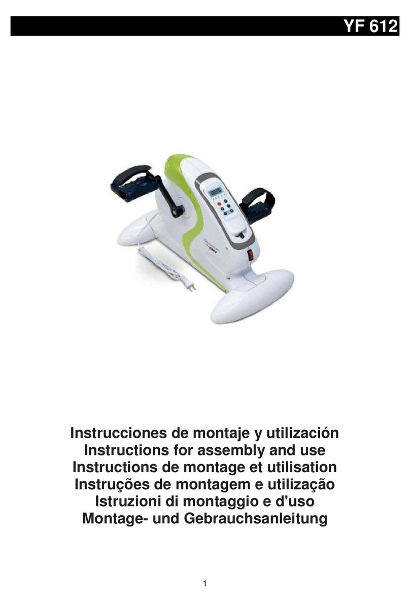 BH FITNESS YF 612 Instructions for assembly and use