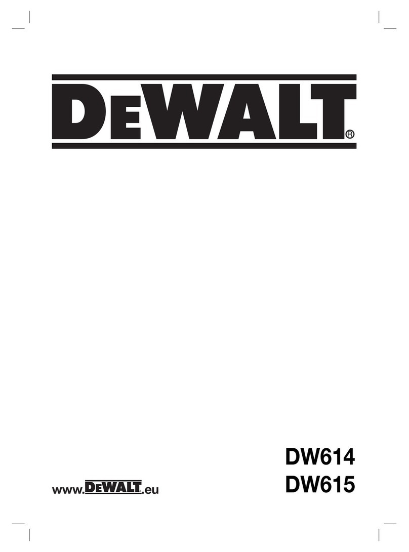 DeWalt DW614 User manual