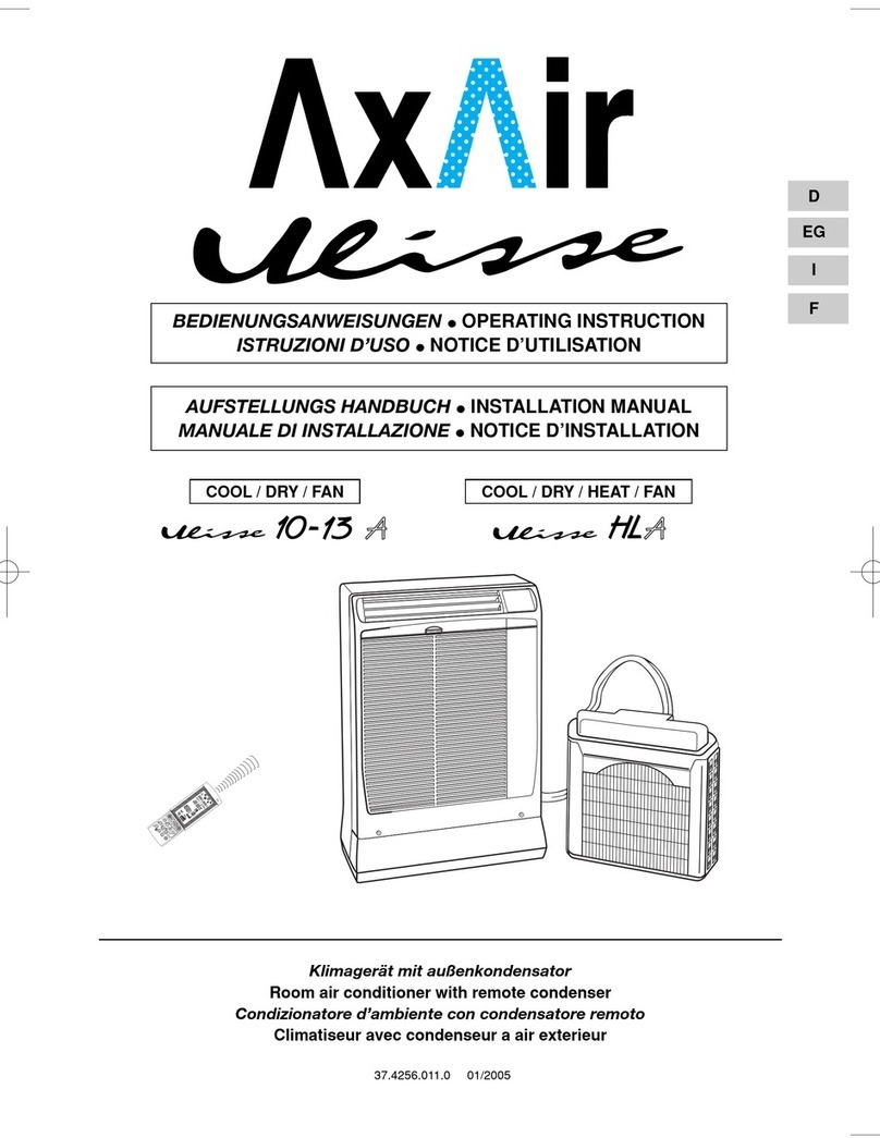 Axair Ulisse 10-13 A Operating	 instruction