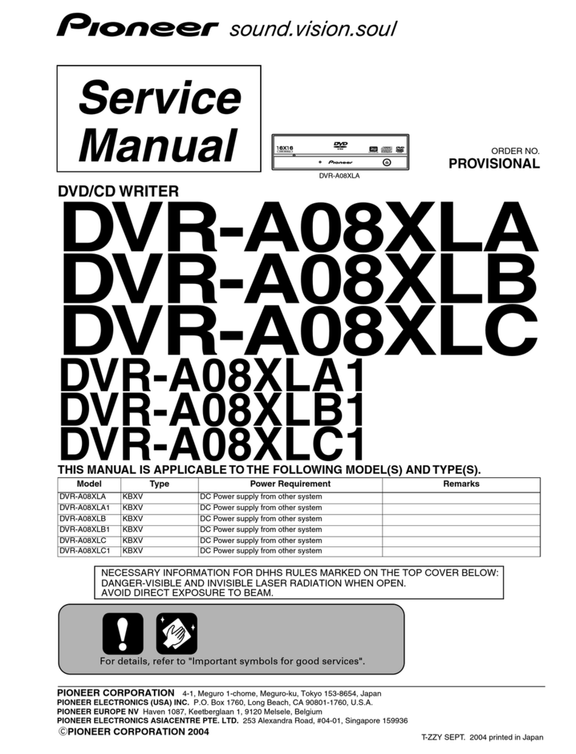 Pioneer DVR-A08XLA User manual