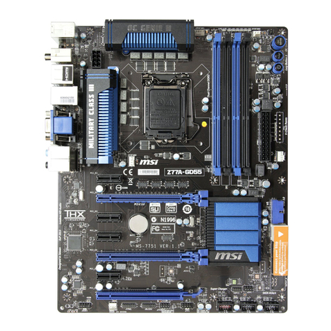 MSI Z77A-GD55 series User manual MSI Z77A-GD55 series User manual