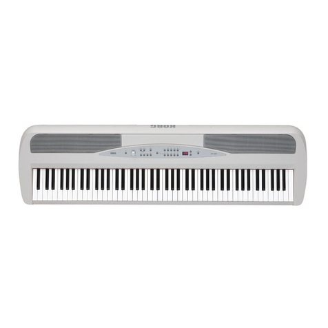 Korg SP-280 User manual