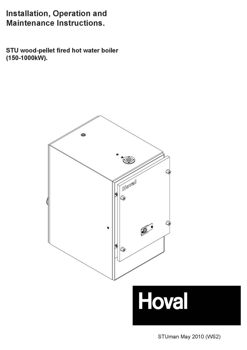 Hoval STU Series Installation, operation and maintenance instructions