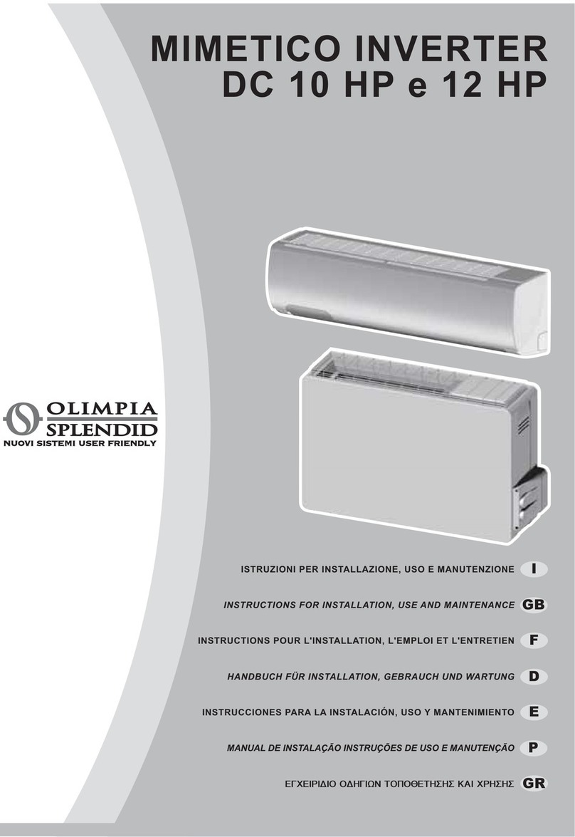 Olimpia splendid DC 10 HP User manual