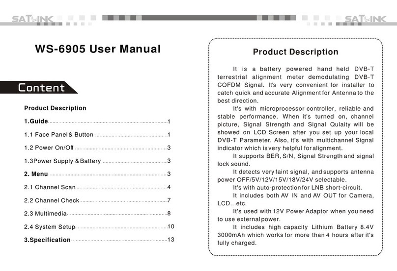 Satlink WS-6905 user manual