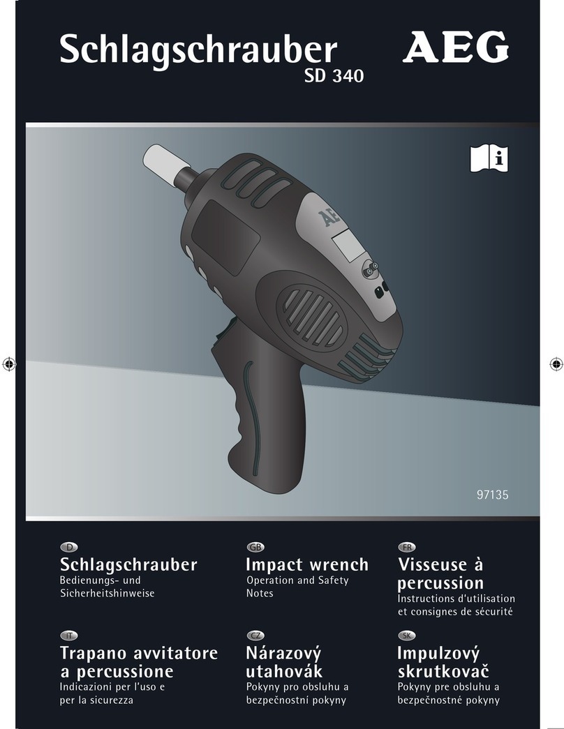 AEG SD 340 User manual
