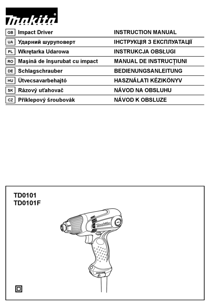 Makita TD0101 User manual