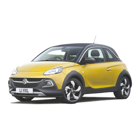 Vauxhall 2013 Adam owner's manual