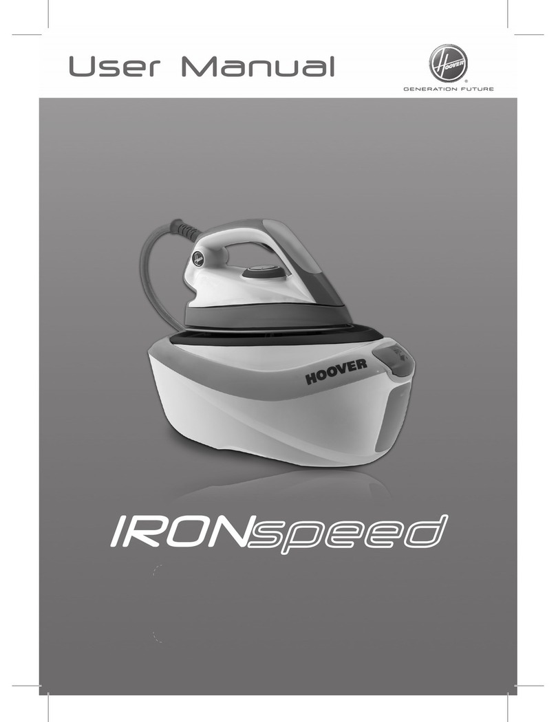 Hoover IronSpeed User manual