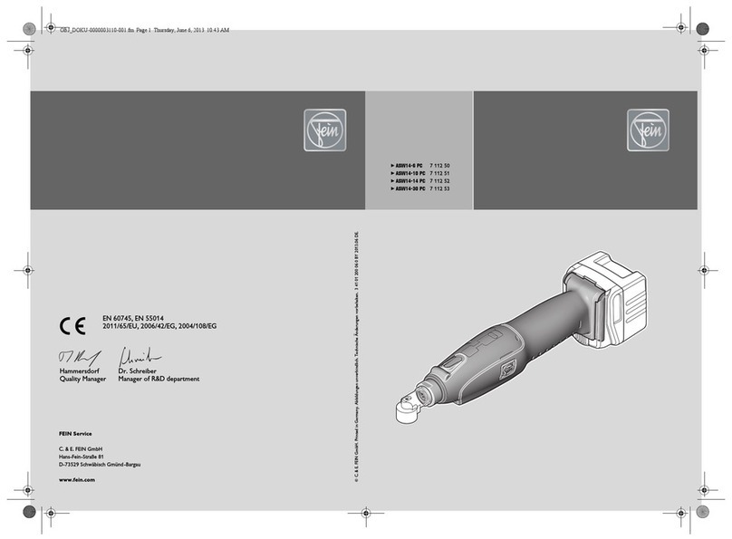 Fein ASW14-6 PC User manual