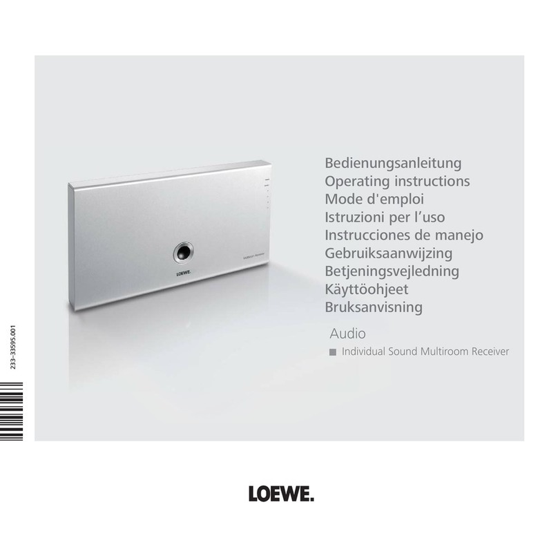 Loewe 68203 T00 operating instructions