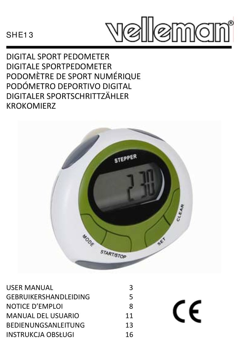 Velleman SHE13 user manual