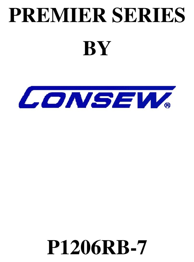 Consew P1206RB-7 operation instruction