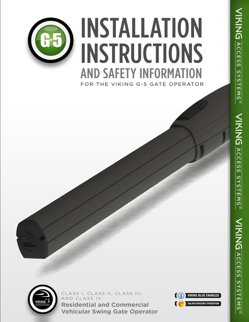Viking Access Systems G-5 User manual Viking Access Systems G-5 User manual