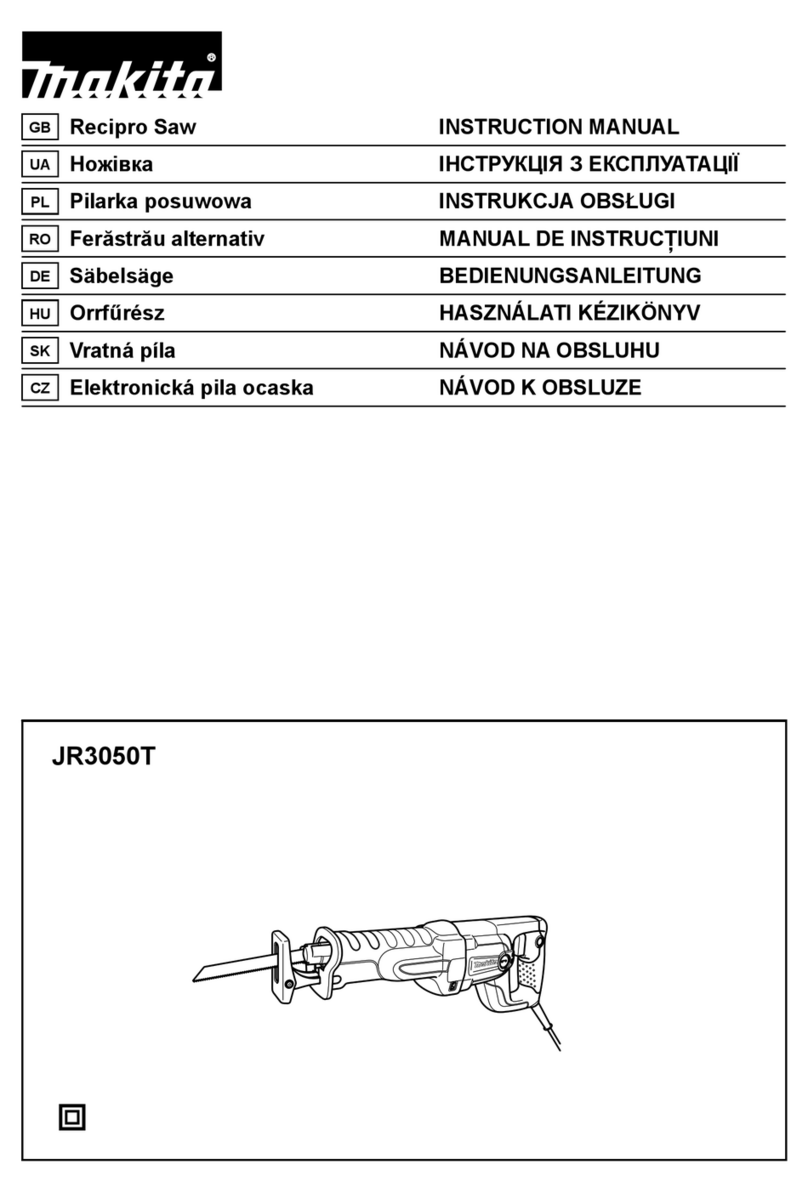 Makita JR3050T instruction manual Makita JR3050T instruction manual