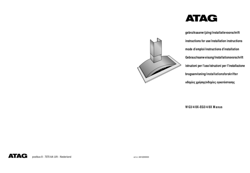 Atag EG411X Technical manual Atag EG411X Technical manual