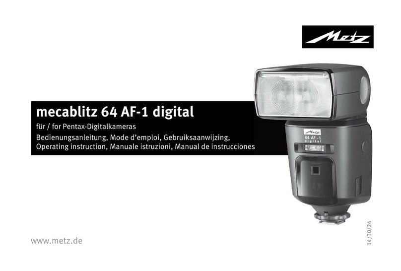 Metz mecablitz 64 AF-1 digital operating instructions