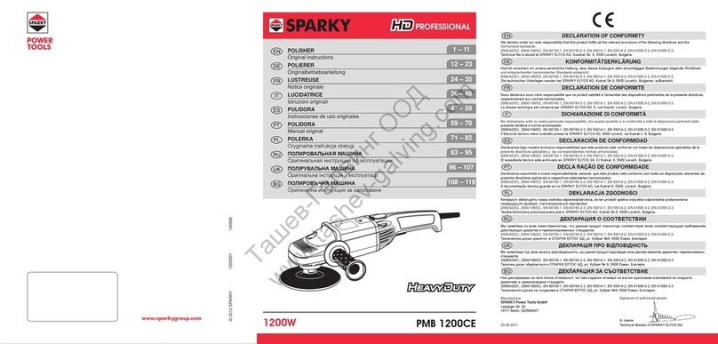 Sparky Group PMB 1200CE User manual