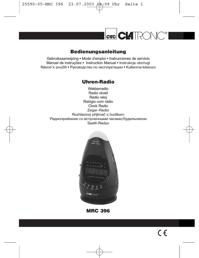 Clatronic MRC 396 User manual