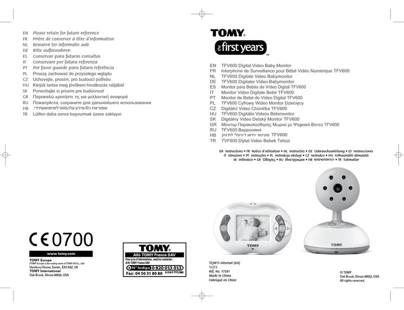 The First Years Tomy TFV600 User manual The First Years Tomy TFV600 User manual