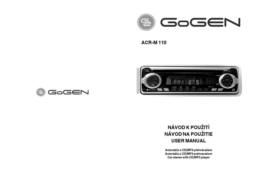 Gogen ACR-M 110 User manual